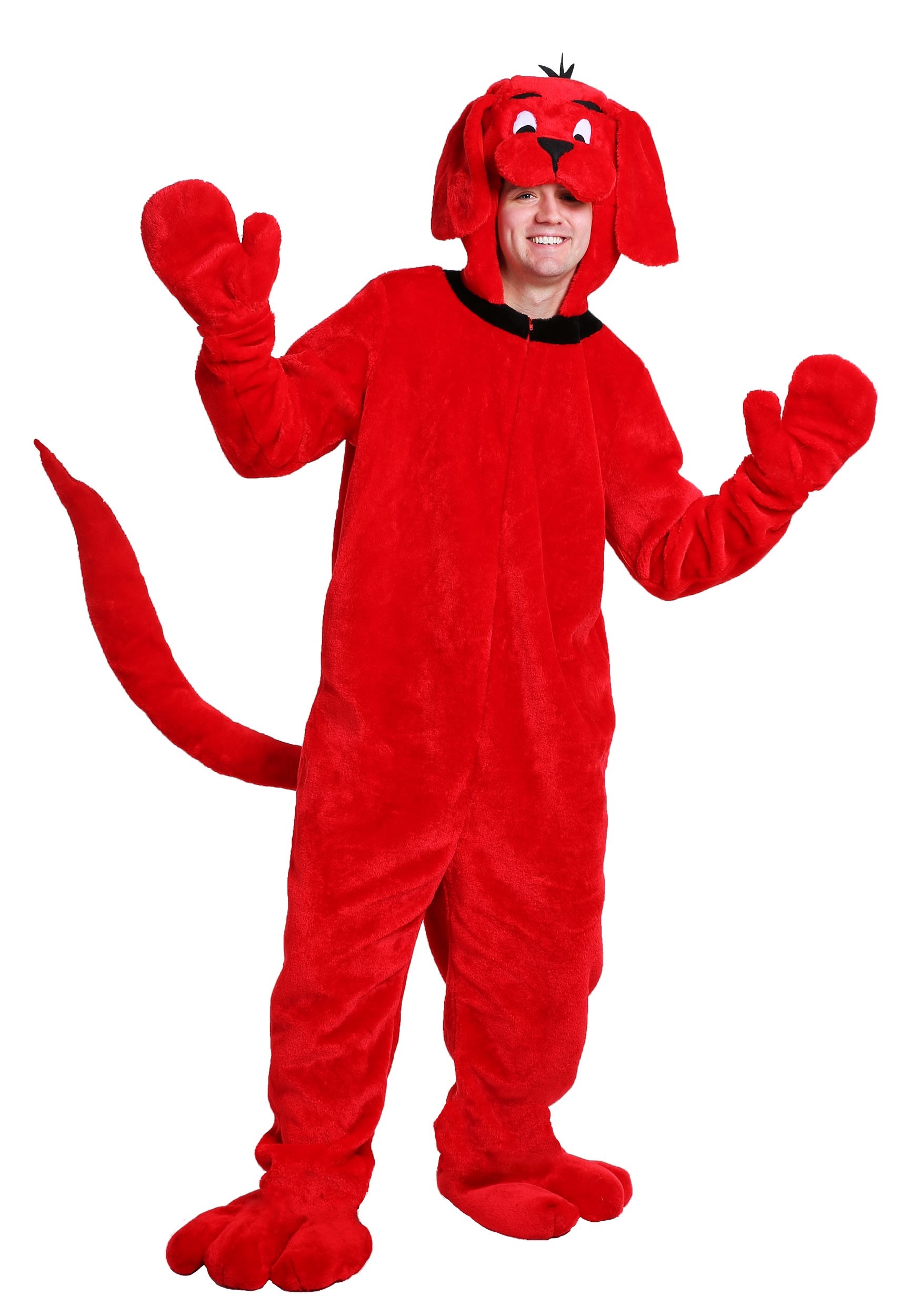 Photos - Fancy Dress Clifford FUN Costumes  the Big Red Dog  Costume for Adults | Cli 
