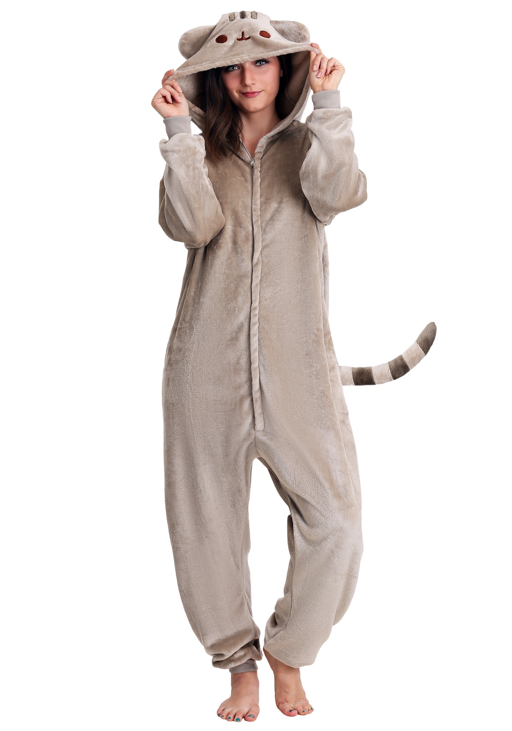 Pusheen Cat Kigurumi Costume for Adults