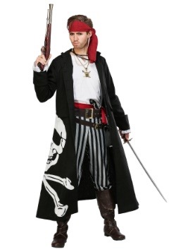 Pirate Flag Captain Plus Size Mens Costume