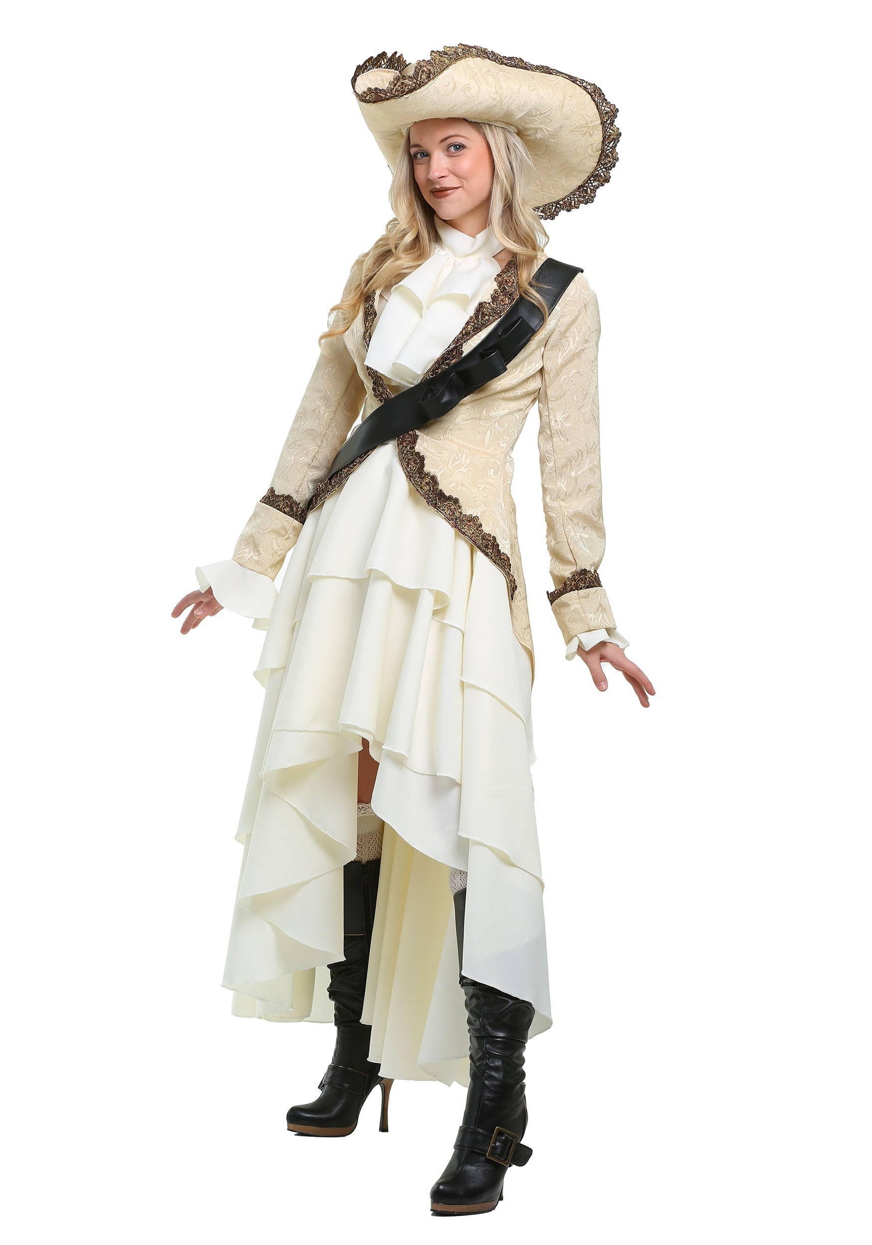Photos - Fancy Dress Fancy FUN Costumes Captivating Pirate  Dress Costume for Women Brown/Be 