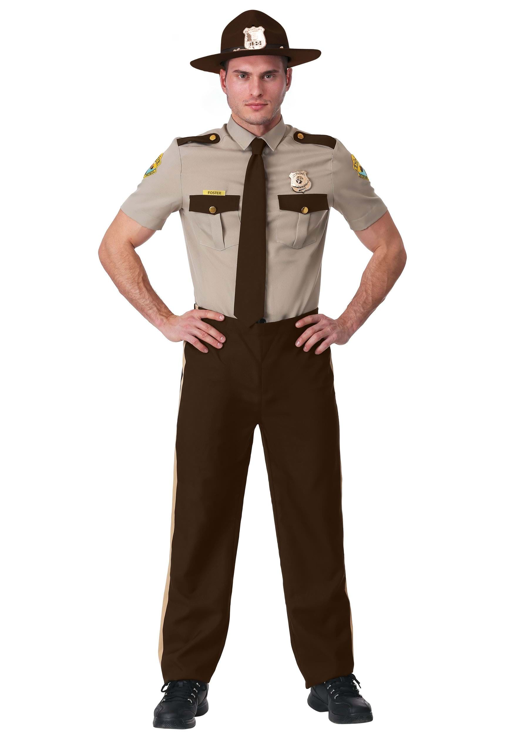 Adult State Trooper Fancy Dress Costume- Super Troopers