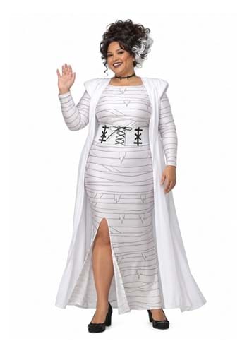 Plus Size Bride of Frankenstein Costume for Women New Main