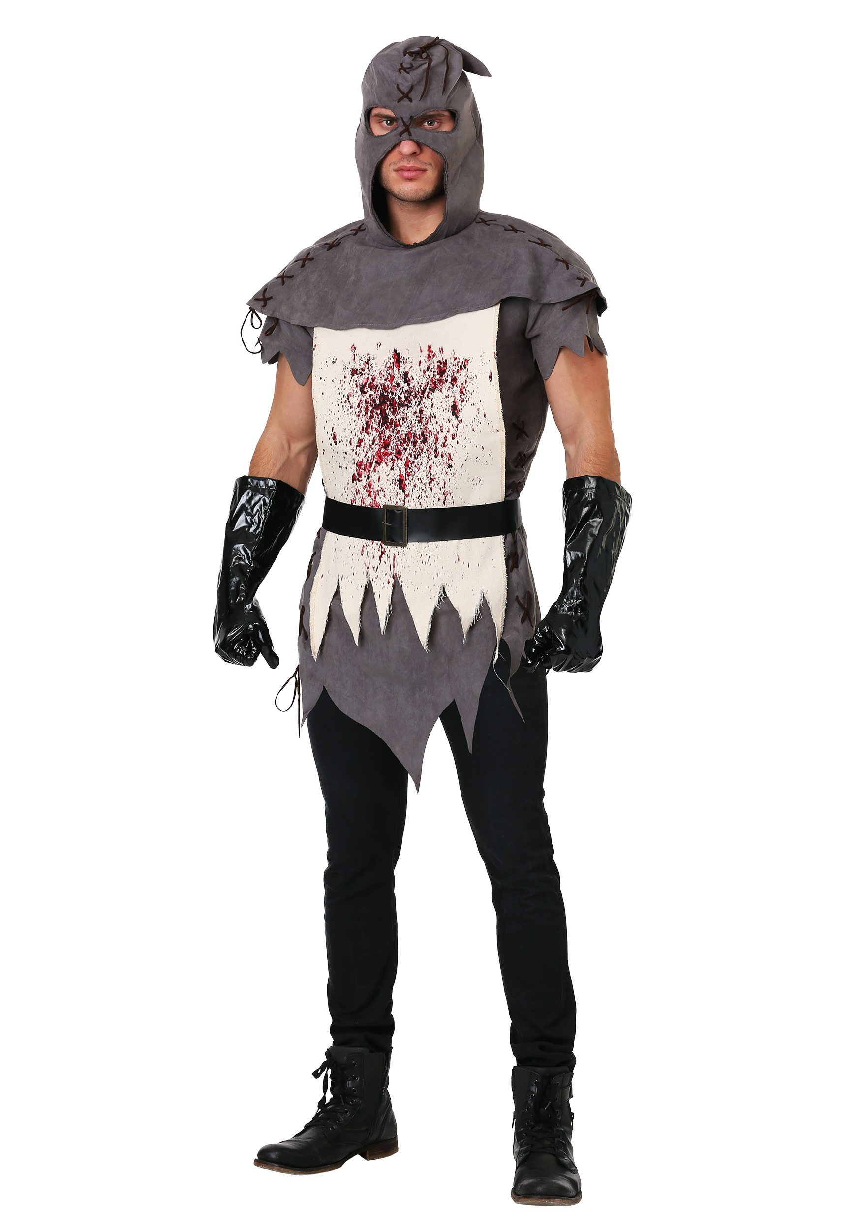 Men's Evil Executioner Fancy Dress Costume