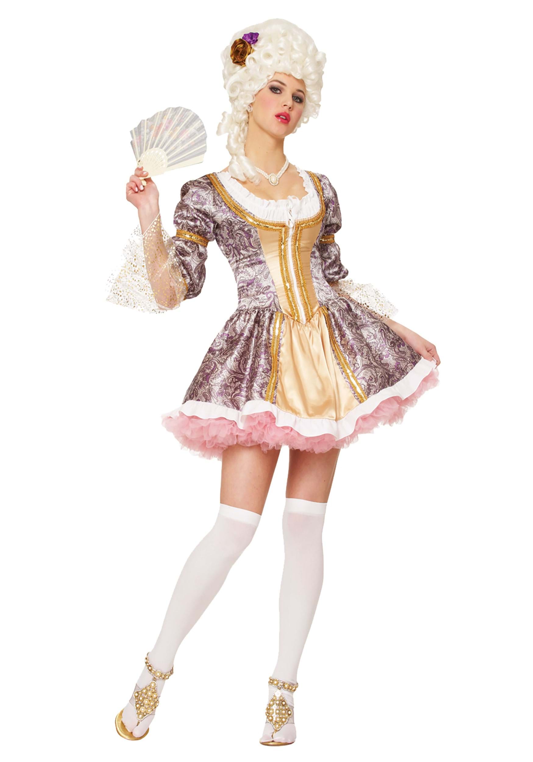 Photos - Fancy Dress Franco Costume Culture by  LLC French Queen Women's  Costume | Historical  Costumes Orange 