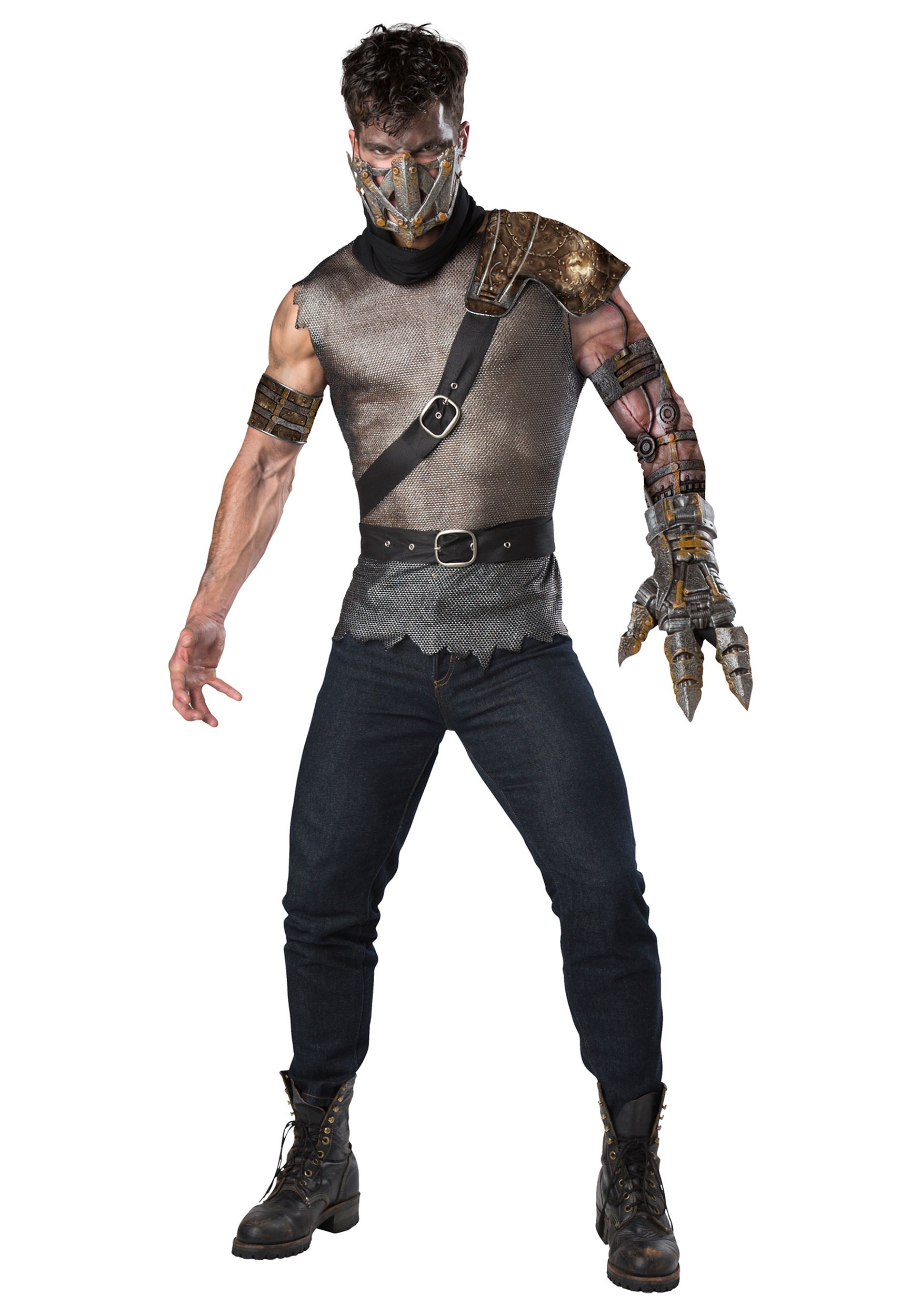 Wasteland Warrior Fancy Dress Costume For Men