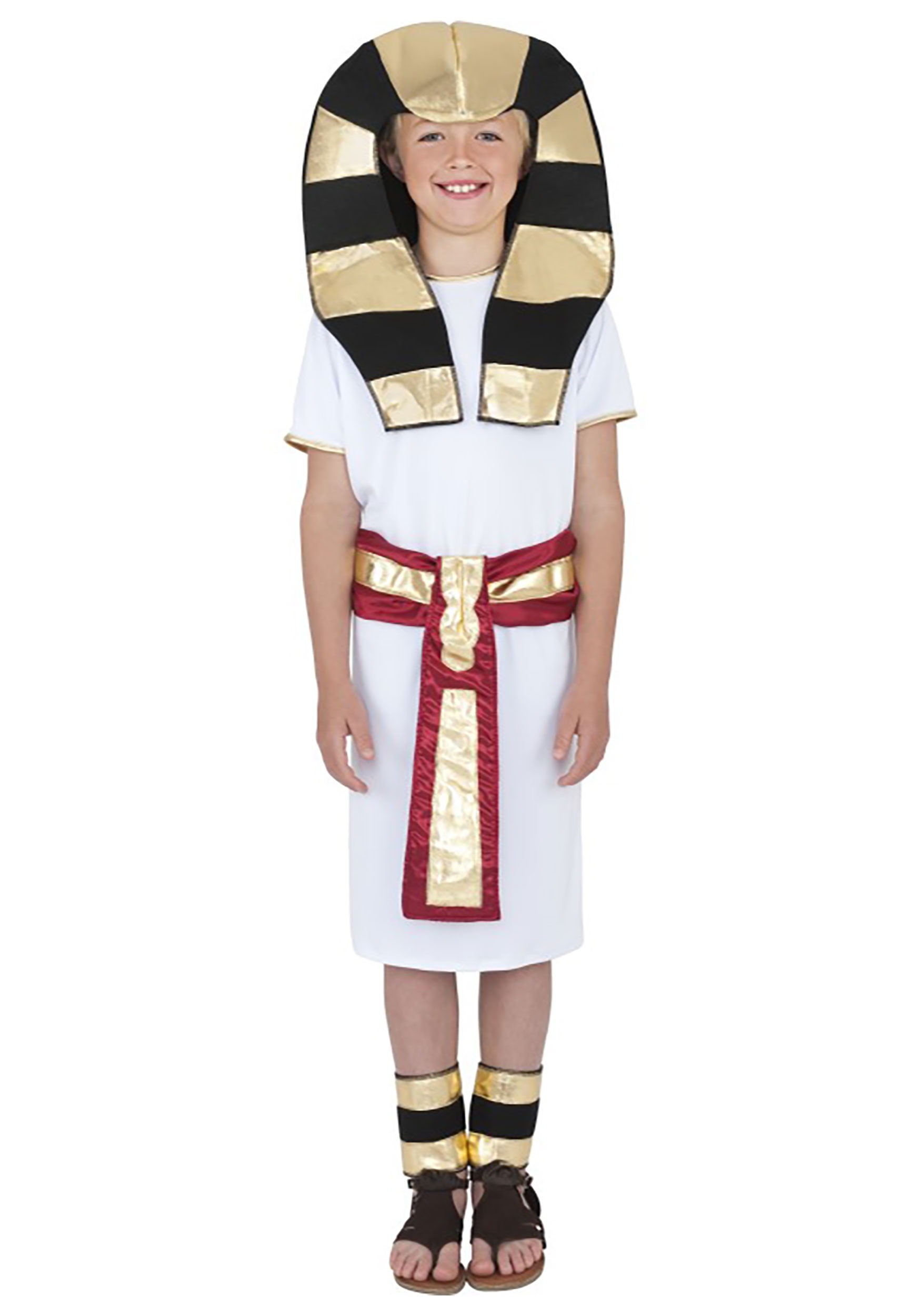Pharaoh Kids Fancy Dress Costume