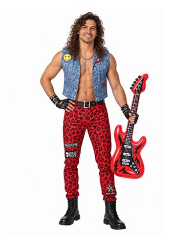 Mens 80s Rocker Costume Main 2