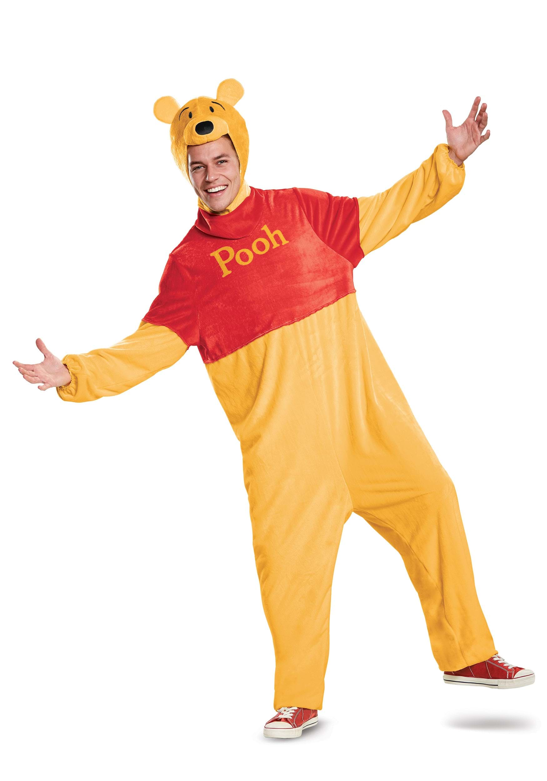 Photos - Fancy Dress Deluxe Disguise Limited Winnie the Pooh   Costume for Adults Ora 