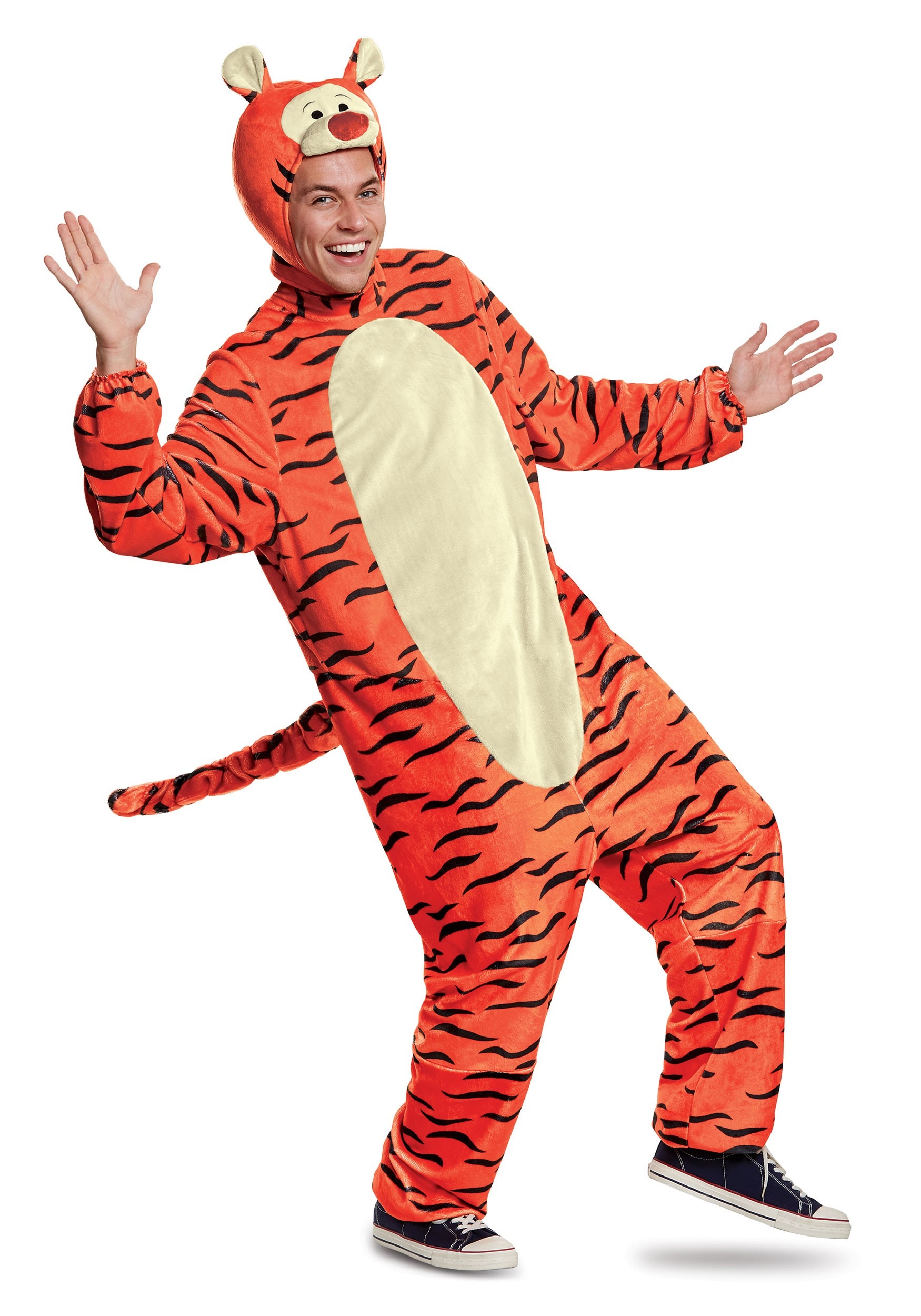 Photos - Fancy Dress Deluxe Disguise Limited Winnie the Pooh Adult Tigger   Costume B 