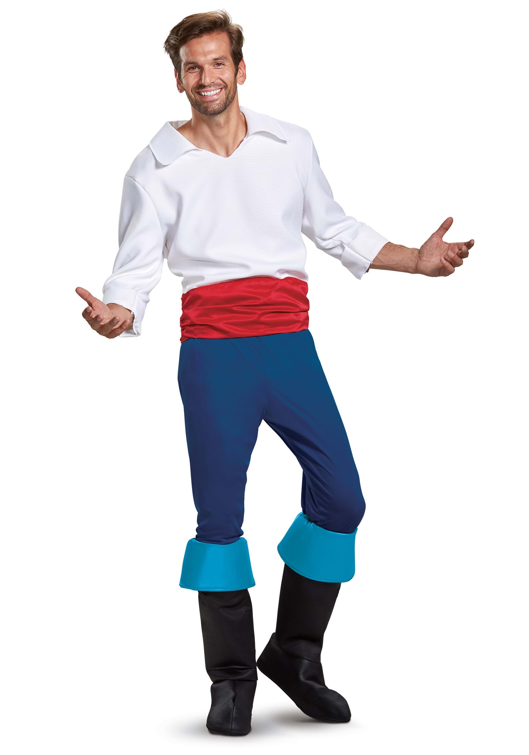 Photos - Fancy Dress Prince Disguise Limited  Eric Deluxe  Costume for Men Red/Bl 