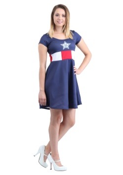 Captain America Marvel Dress