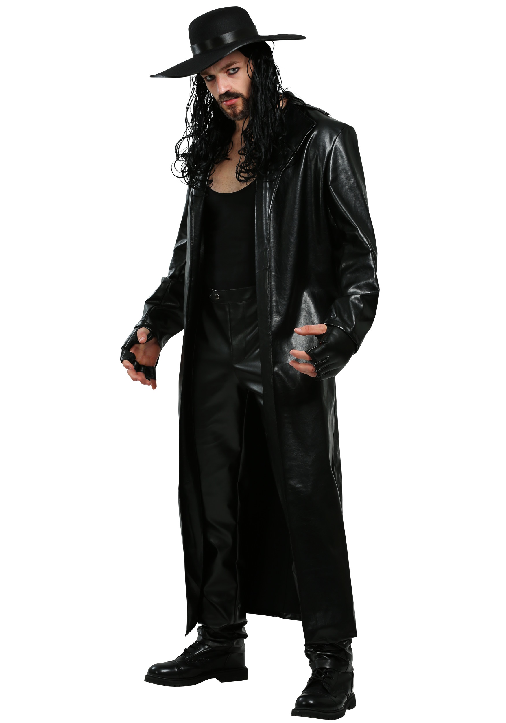 Plus Size WWE Undertaker Fancy Dress Costume , Wrestling Fancy Dress Costume