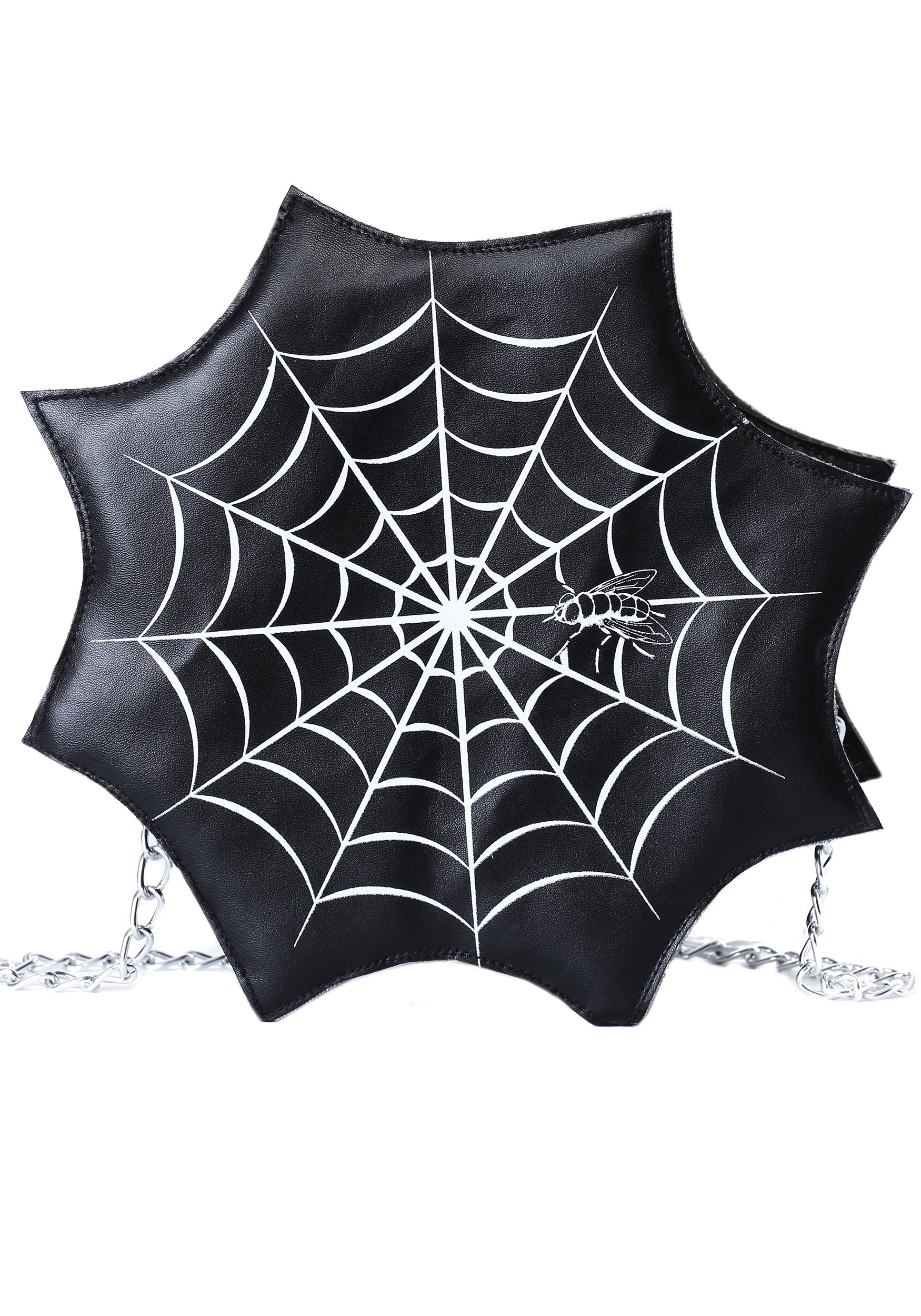 Photos - Fancy Dress FUN Costumes Spider Web Purse for Women Black/White
