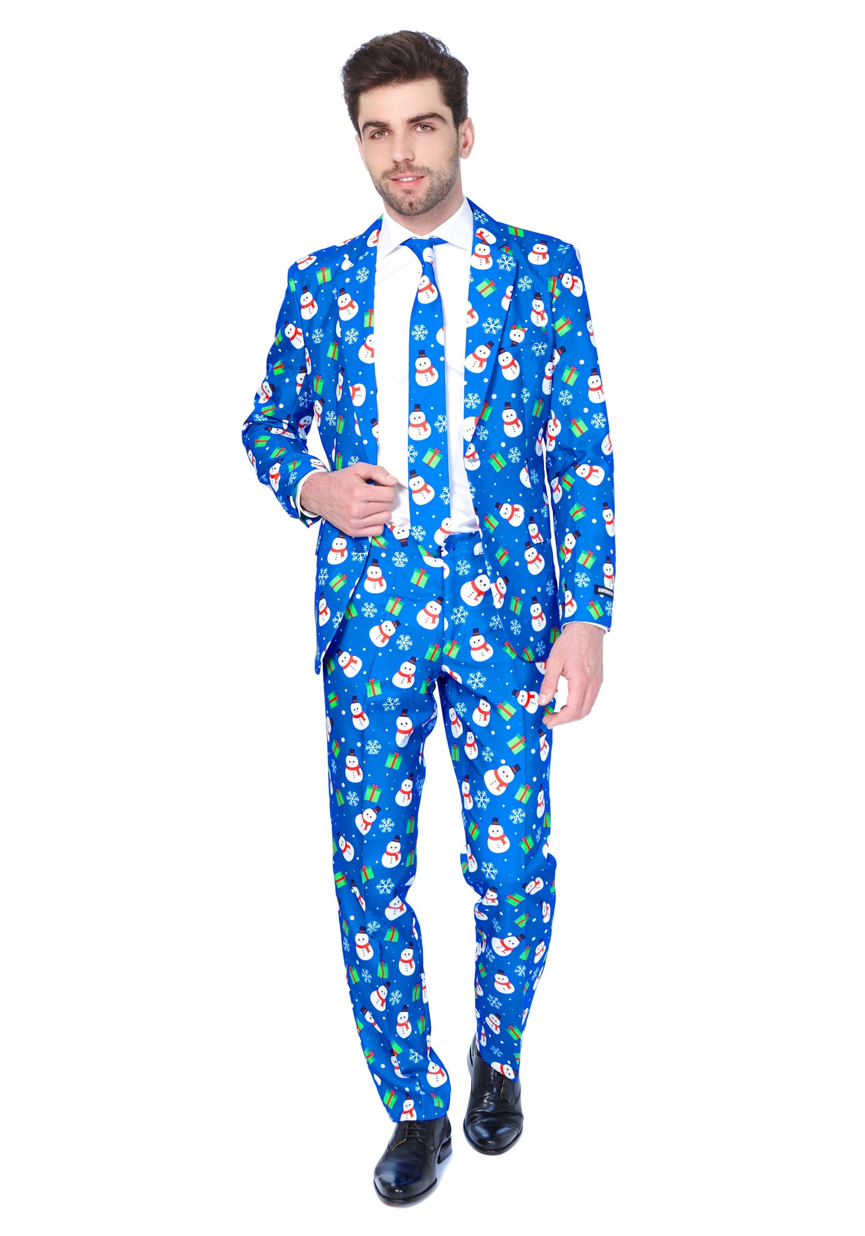 Blue Snowman Suitmeister Suit For Men