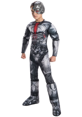 Justice Leauge Deluxe Boy's Cyborg Costume