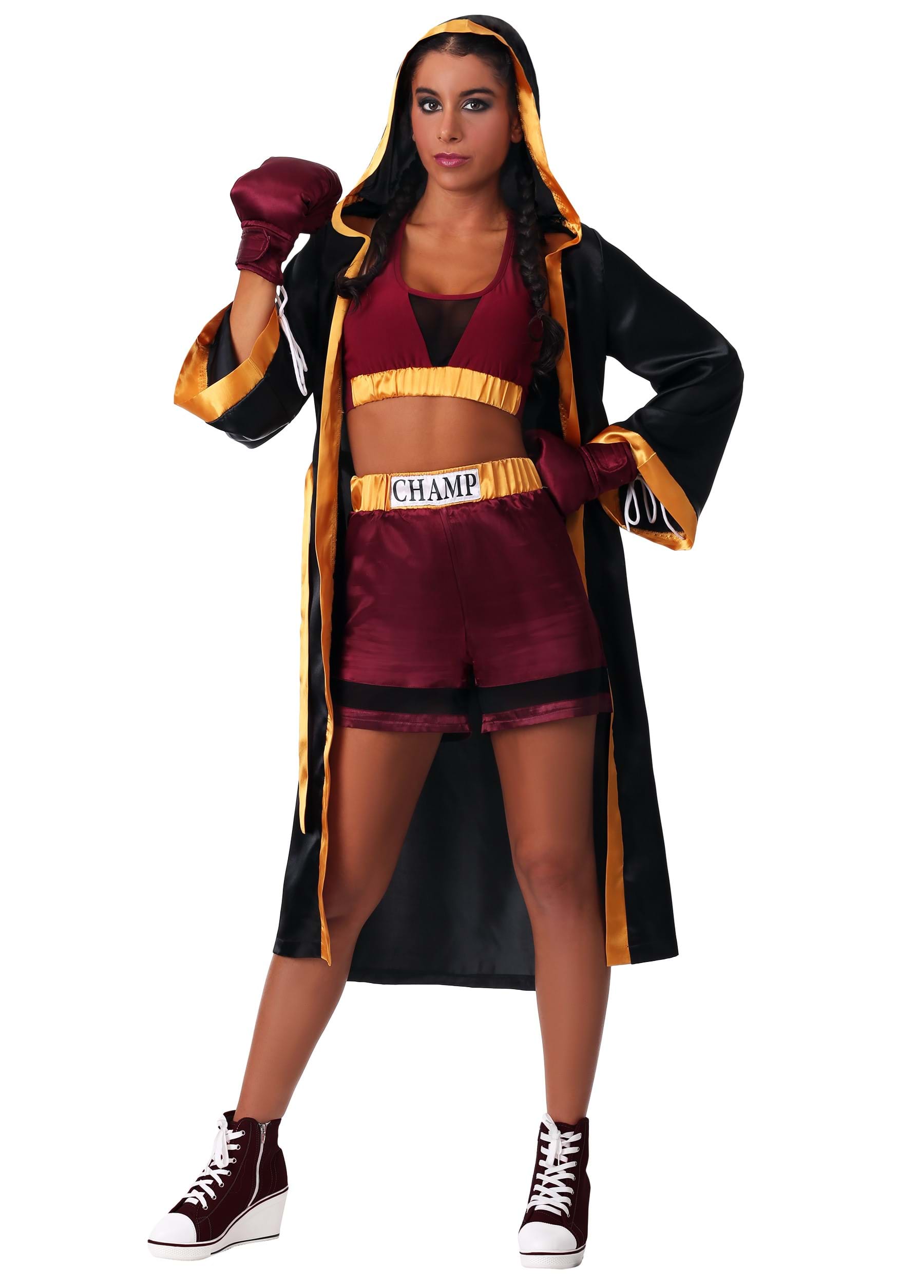 Adult Tough Boxer Costume
 Homemade Female Boxer Costume