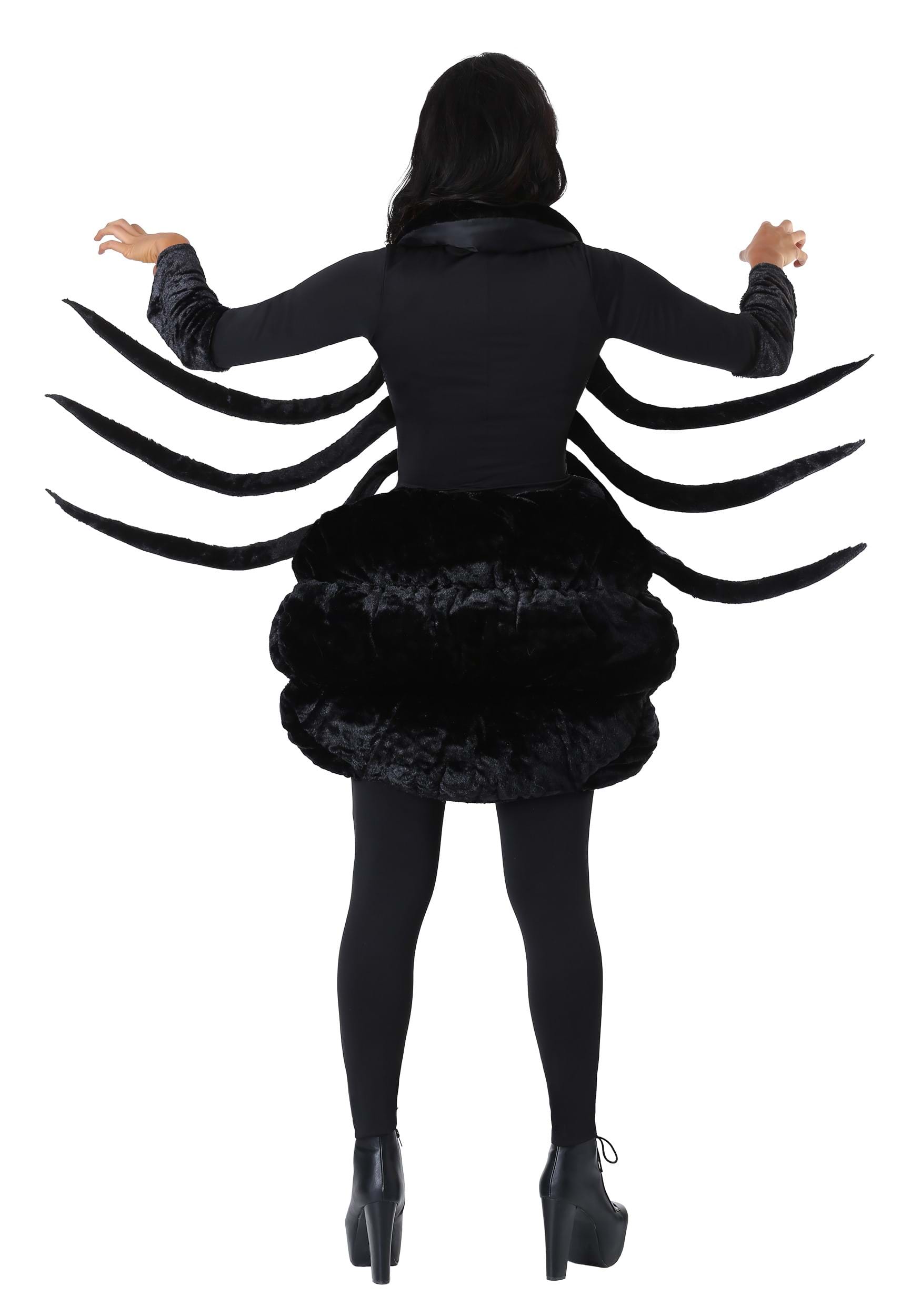 Black Widow Spider Fancy Dress Costume For Women