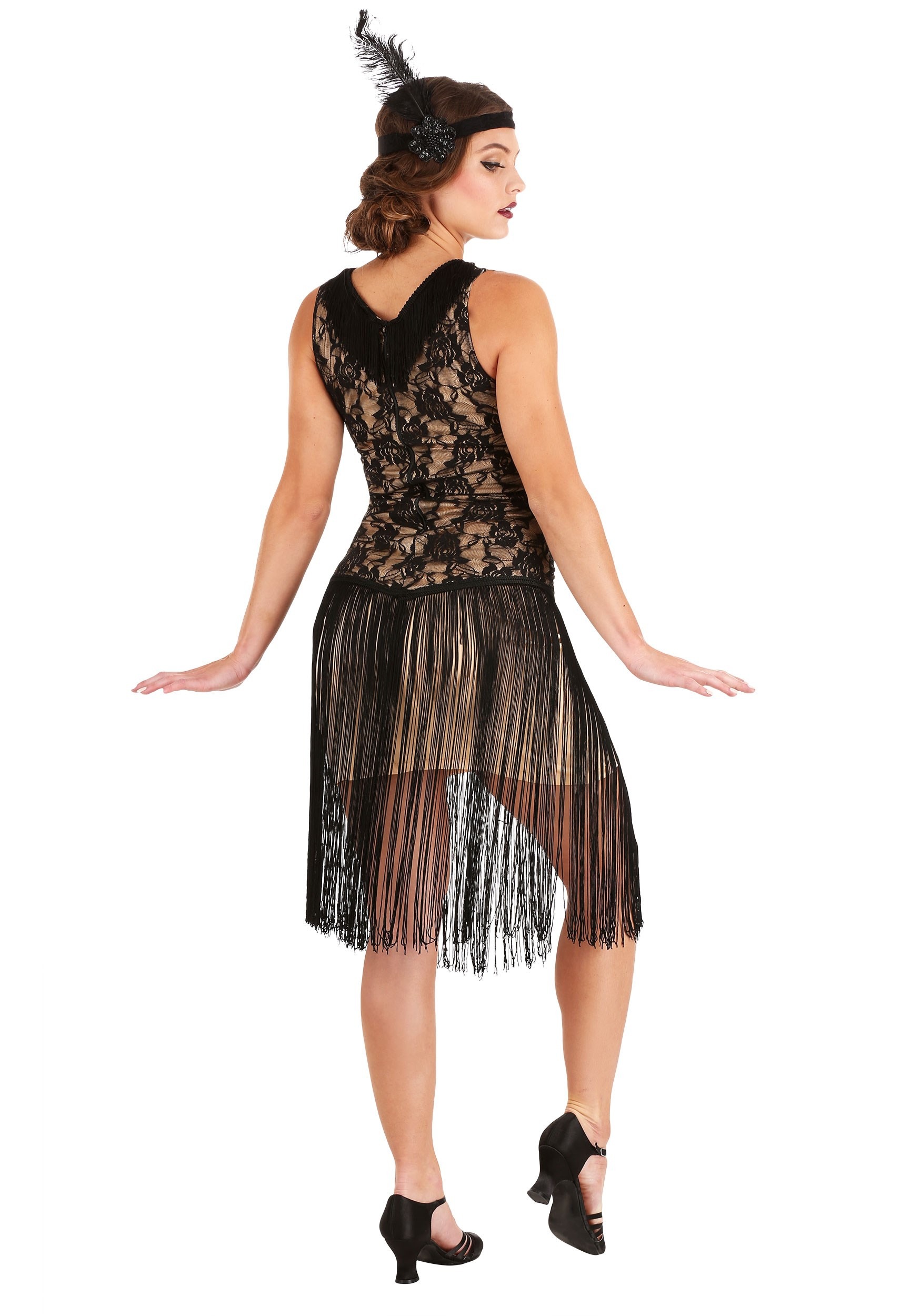 Speakeasy Flapper Fancy Dress Costume For Women