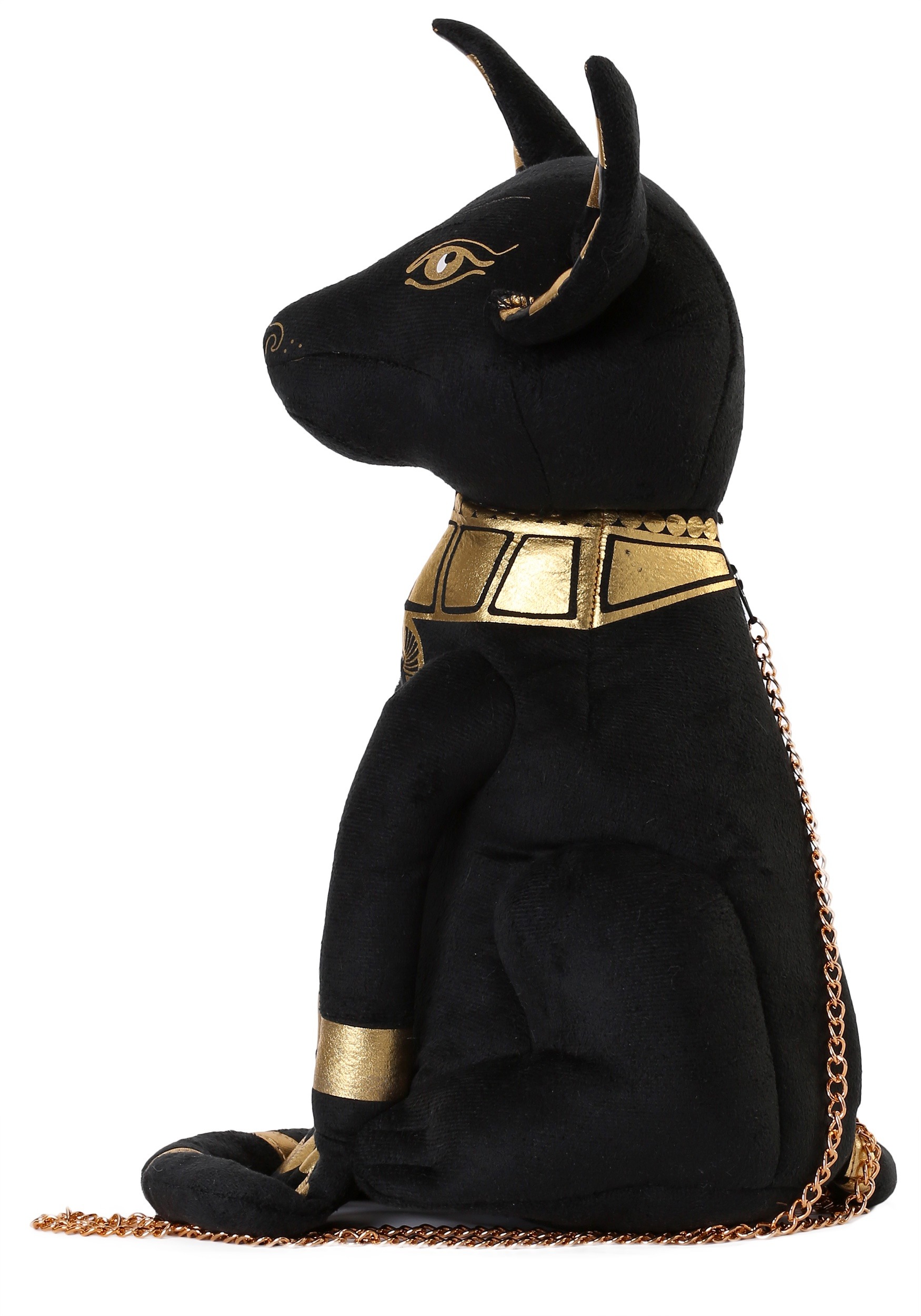 Egyptian Black Bastet Cat Fancy Dress Costume Purse , Egyptian Accessories