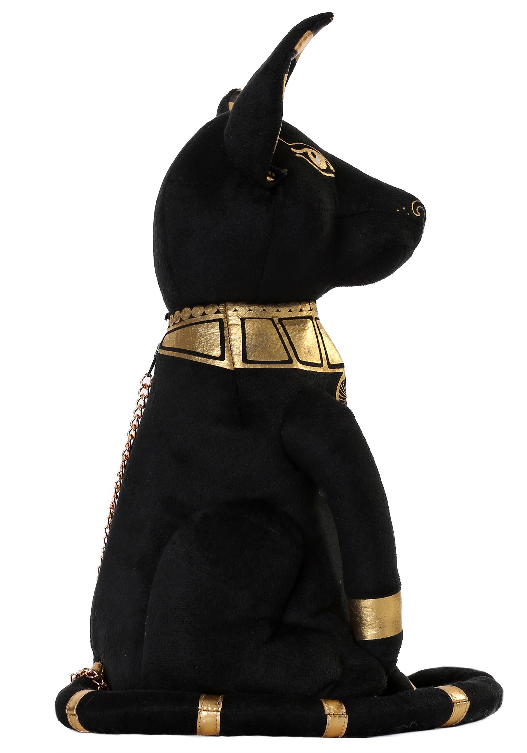 Egyptian Black Bastet Cat Fancy Dress Costume Purse , Egyptian Accessories