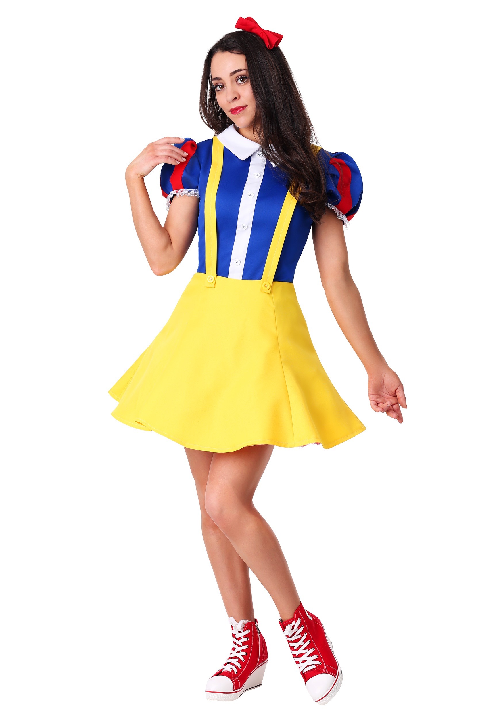 Women's Hip Snow White Fancy Dress Costume