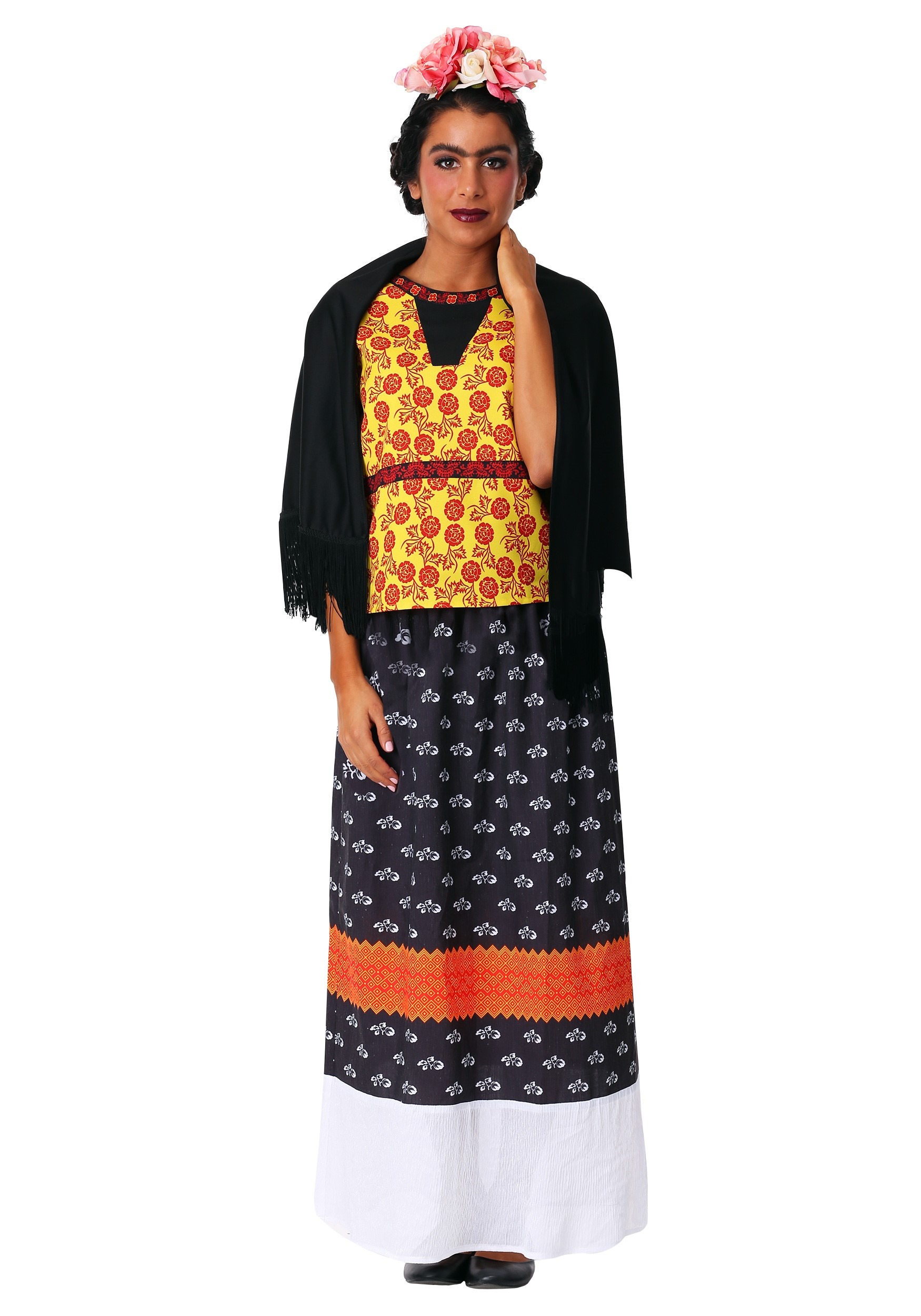 Frida Kahlo Women's Plus Size Fancy Dress Costume