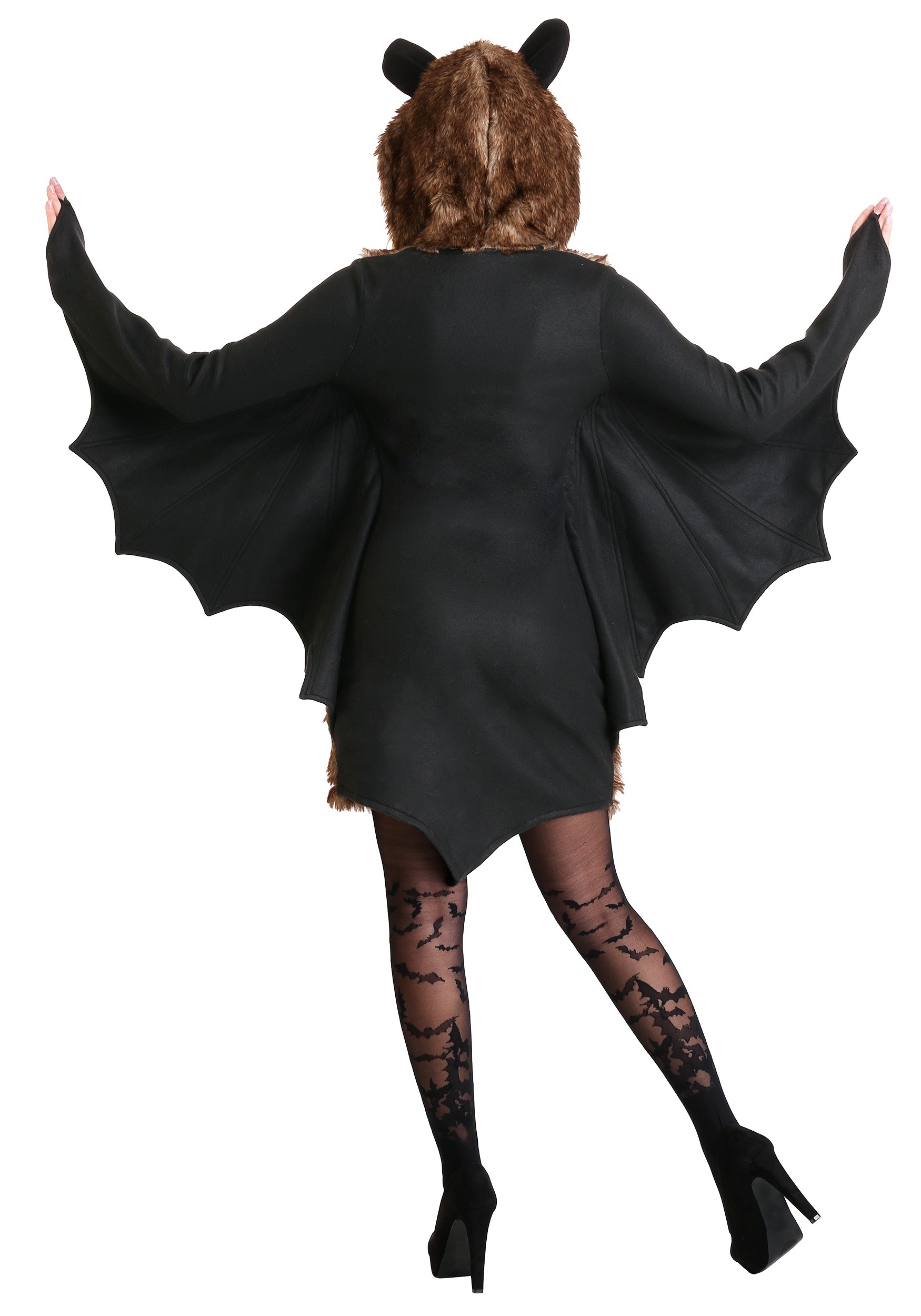 Deluxe Women's Bat Fancy Dress Costume , Adult Animal Fancy Dress Costumes