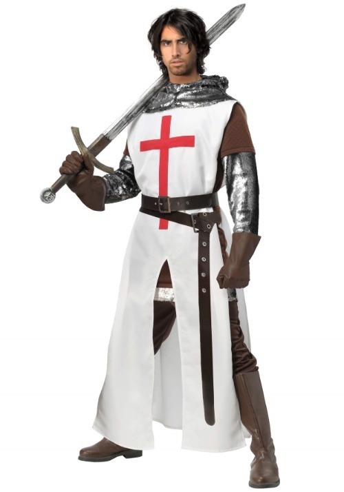 Men's Crusader Plus Size Costume