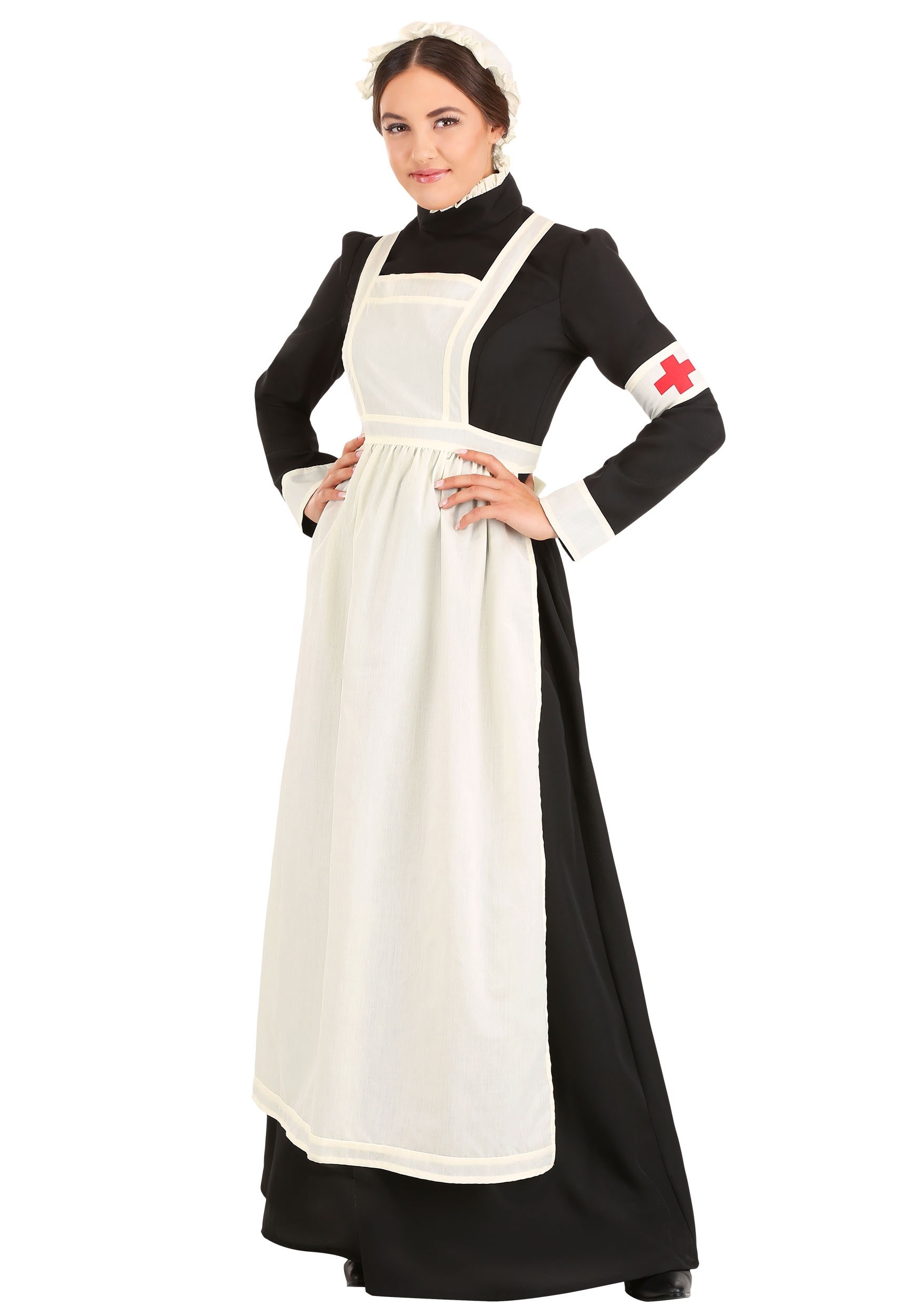 Florence Nightingale Fancy Dress Costume For Women