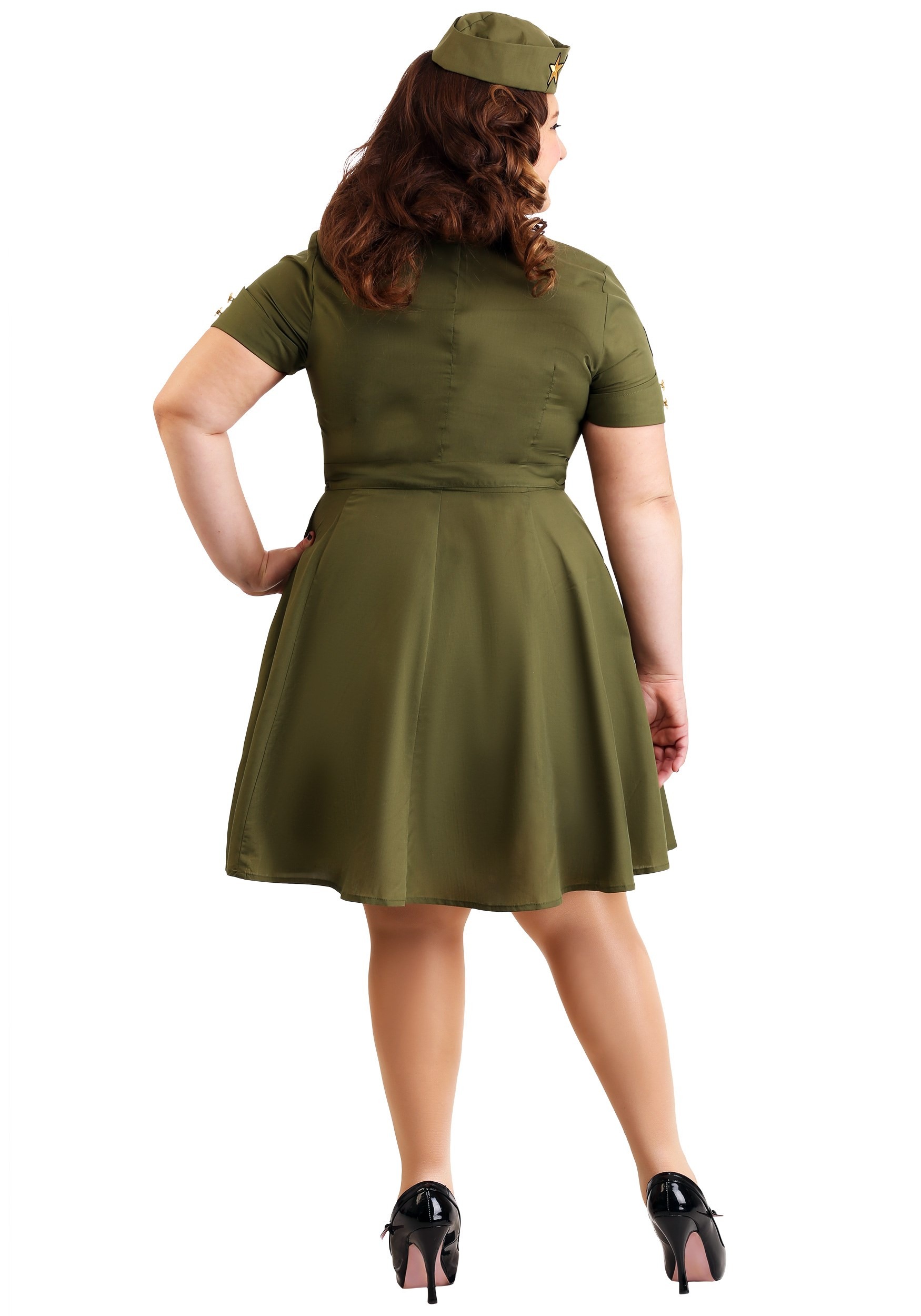 Plus Size Women s Vintage Combat Cutie
