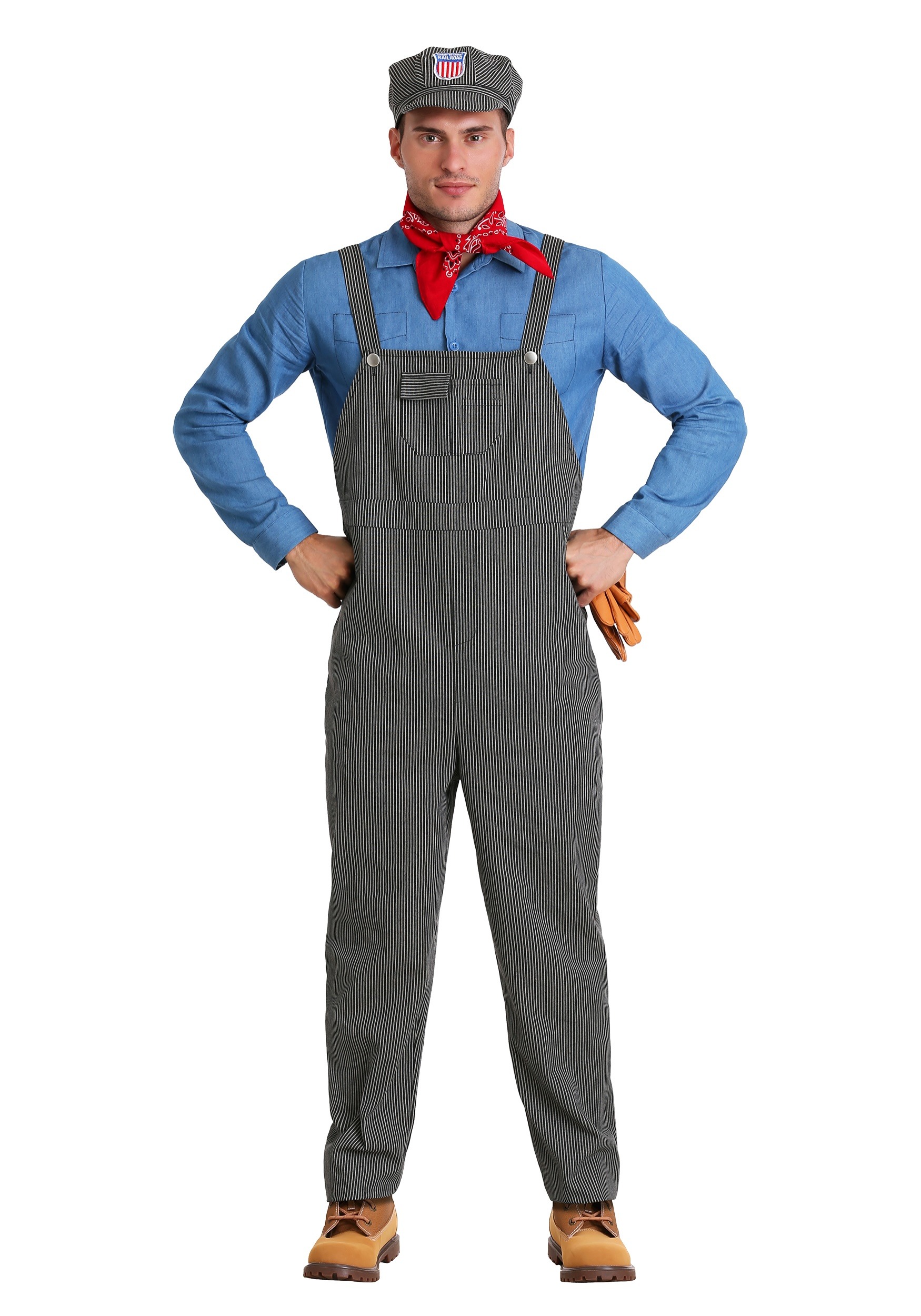 Train Engineer Fancy Dress Costume For Adults