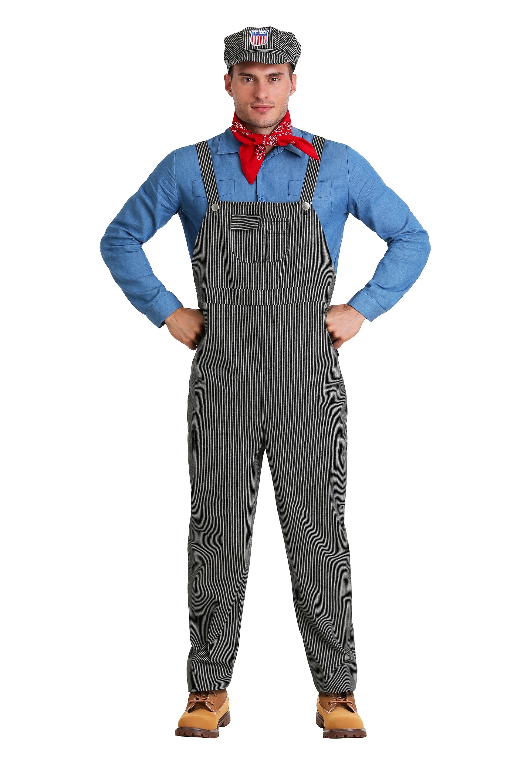 Train Engineer Fancy Dress Costume For Adults