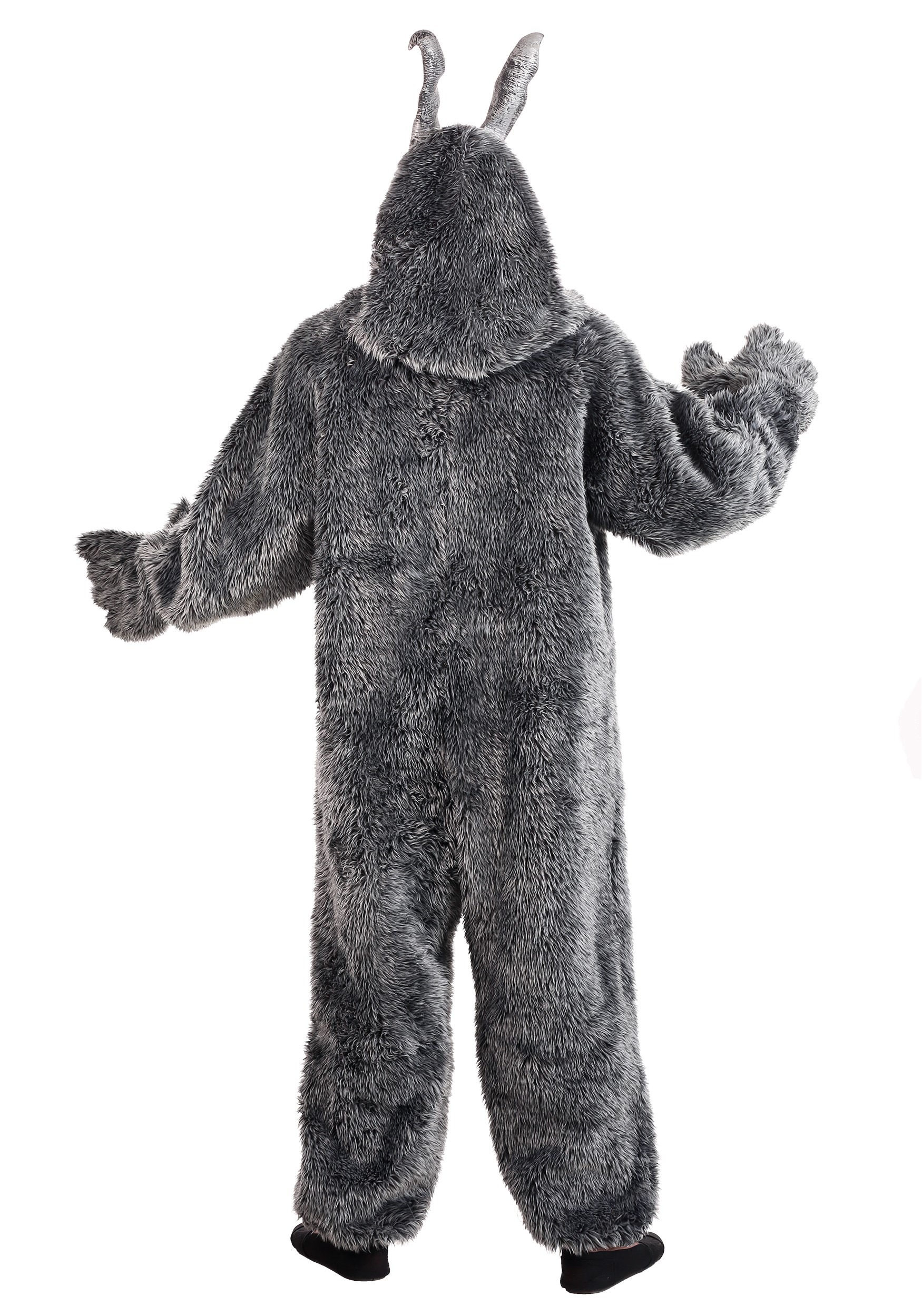 costumebase Donnie Darko Frank The Bunny Mask Latex Overhead with Fur Adult Costume Grey 