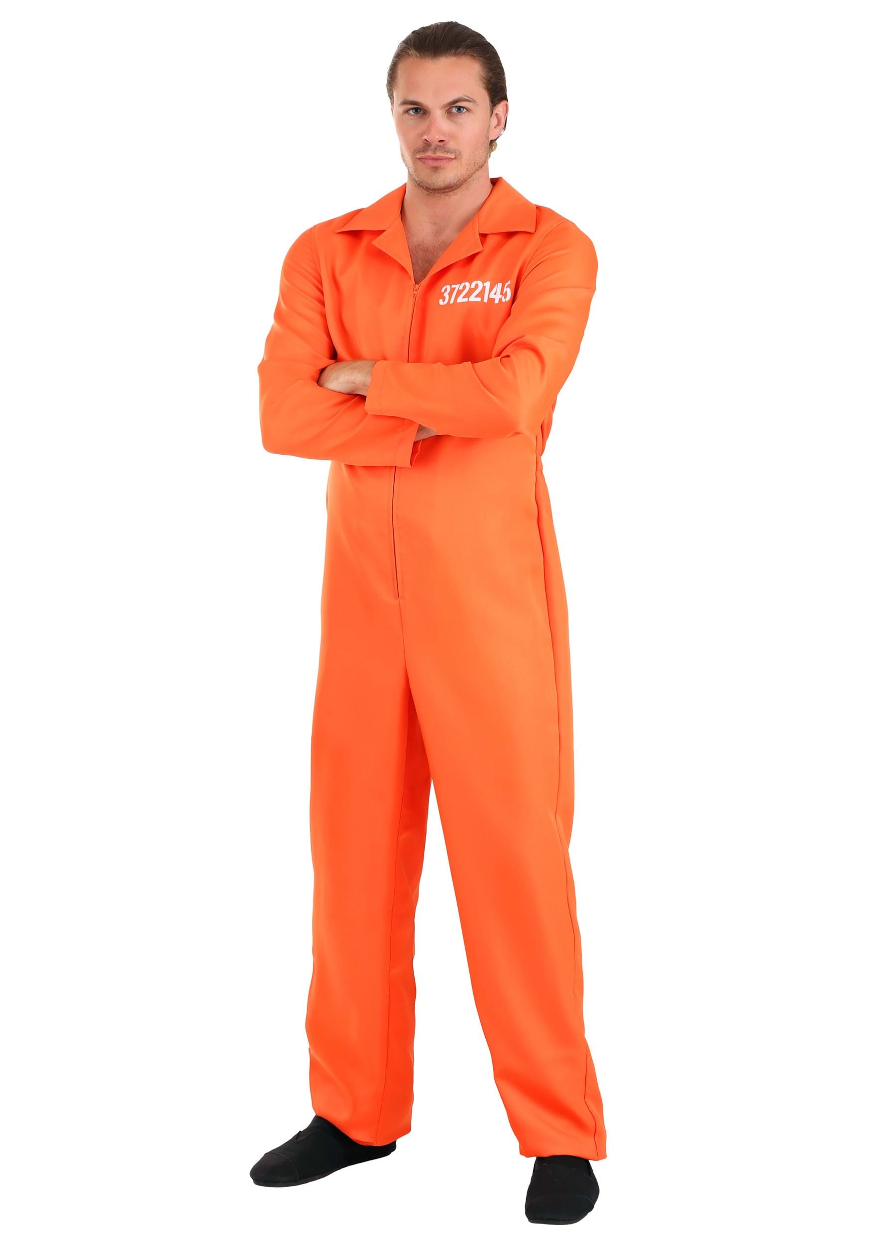 Orange Prison Mens Jumpsuit