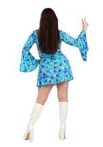 Women's 70s Wild Flower Dress Costume Alt 1