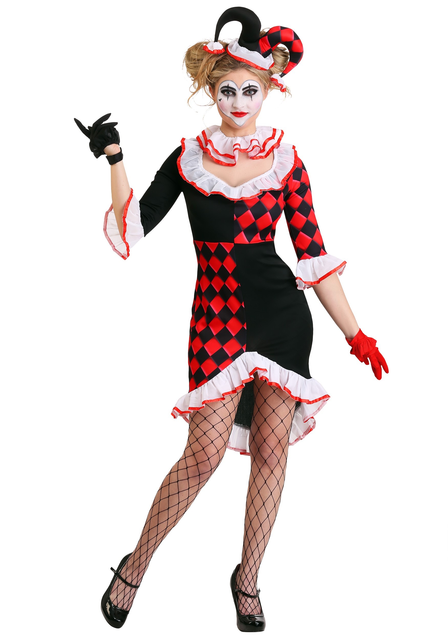 Haute Harlequin Costume Womens 2526