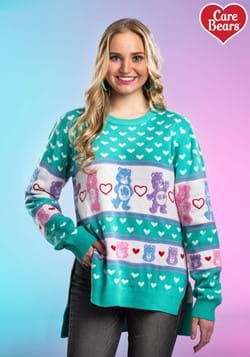 Women's Hi-Lo Care Bears Ugly Christmas Sweater