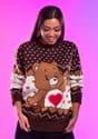Tenderheart Bear Adult Care Bears Ugly Christmas Sweater alt