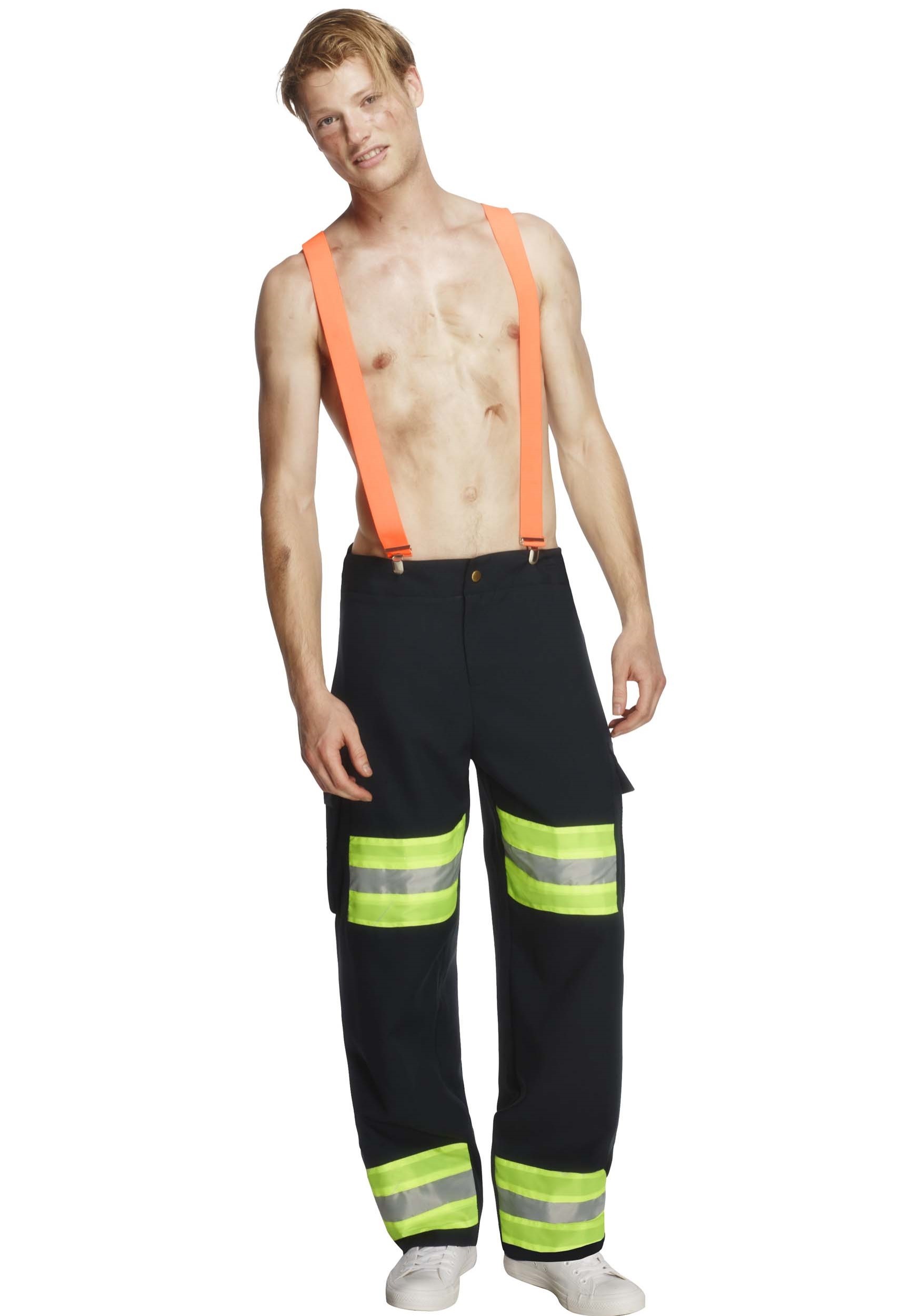 Mens Blazing Hot Firefighter Costume 