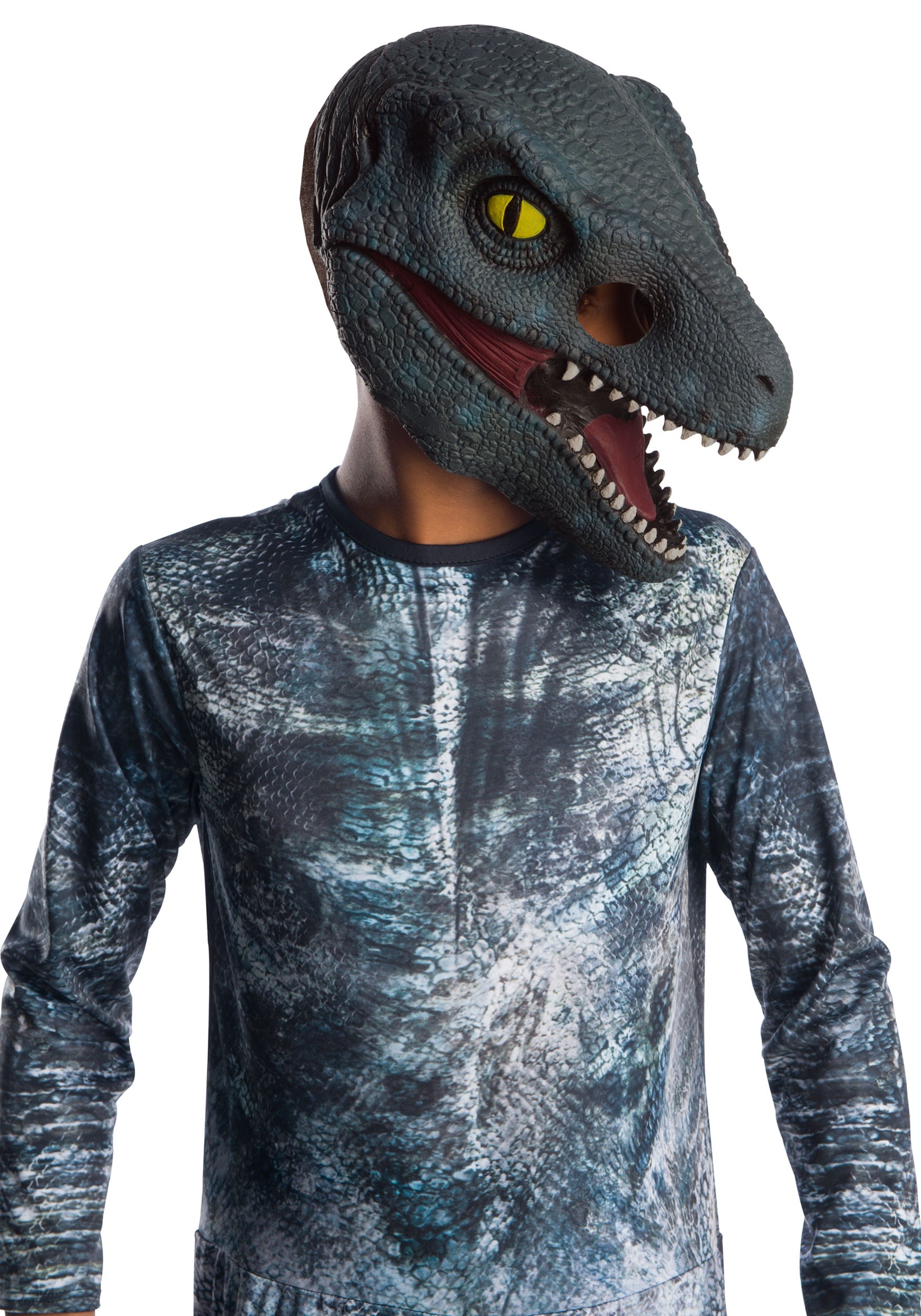 Jurassic World 2 Blue Velociraptor 3 4 Mask For Kids