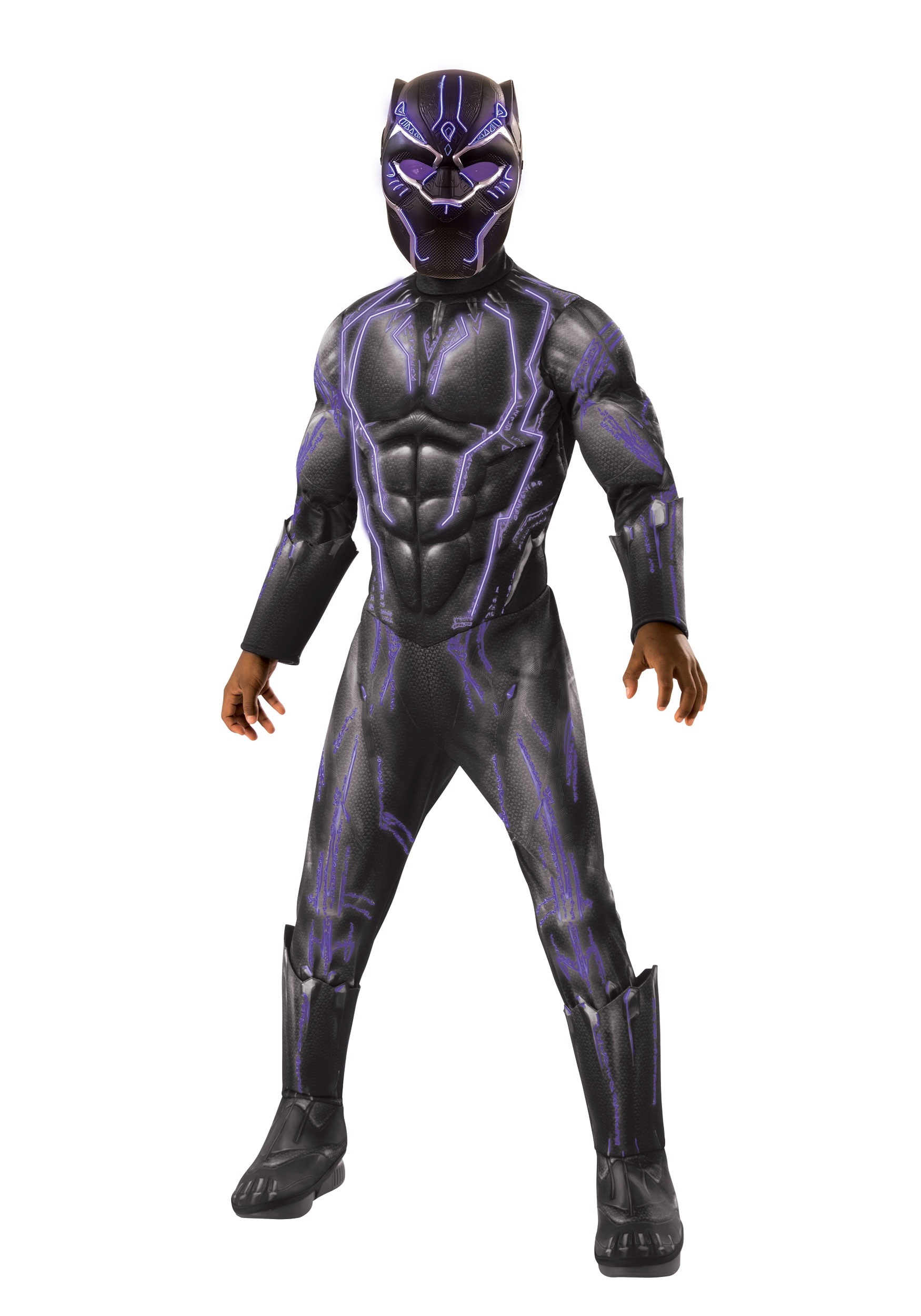 Light Up Black Panther Costume for a Child