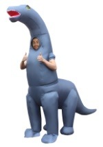 Adult Giant Inflatable Brontosaurus Costume1