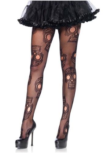 Women's Plus Size Day of the Dead Tights