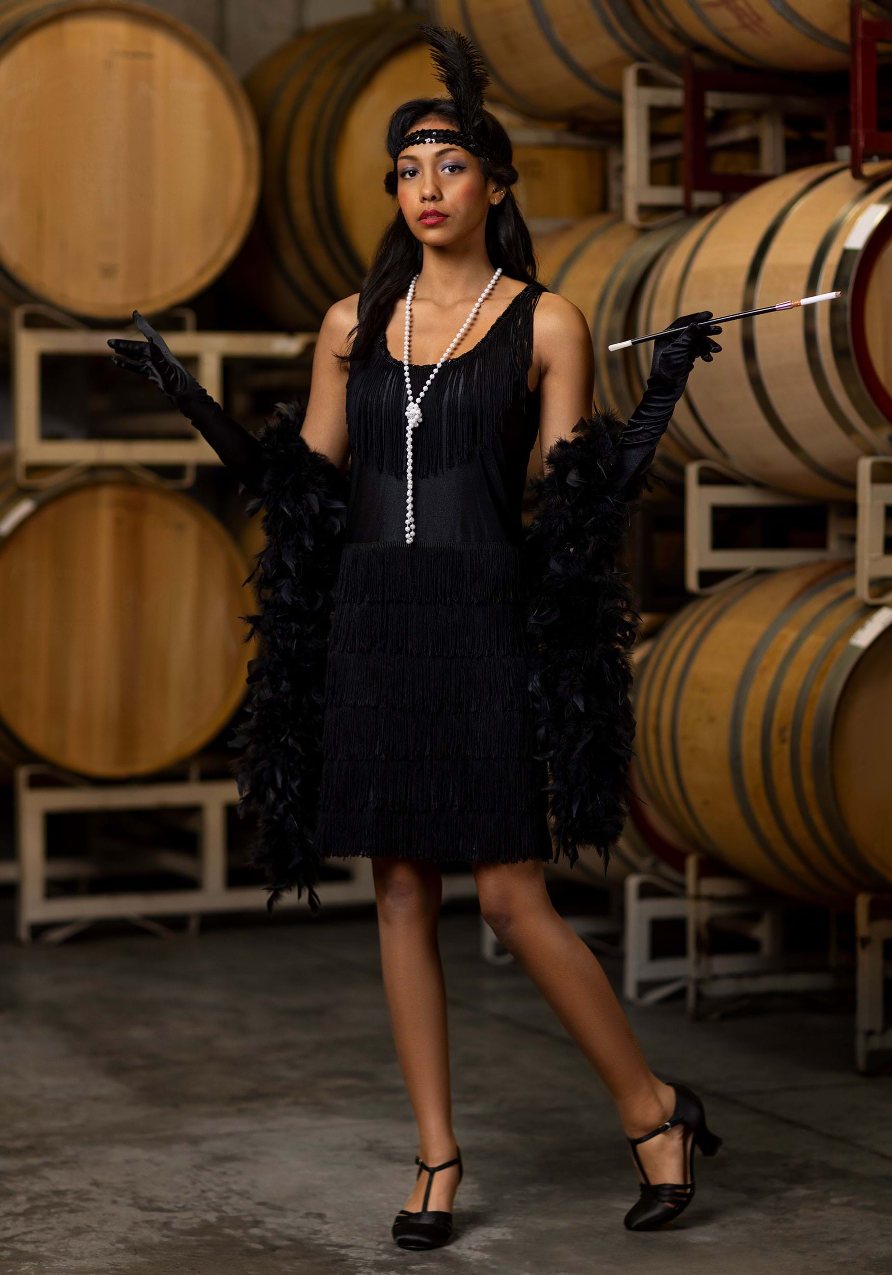 Child's 1920's Flapper Dress Costume – Red Gatsby Charleston Fancy Dress For Girls