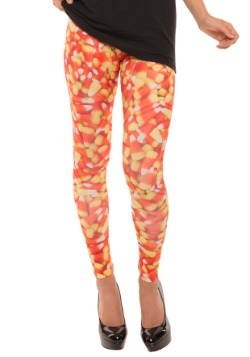 Womens Candy Corn Leggings