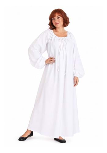 Womens White Renaissance Chemise Costume New Main