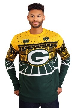 Green Bay Packers Light Up Bluetooth Ugly Christmas Sweater