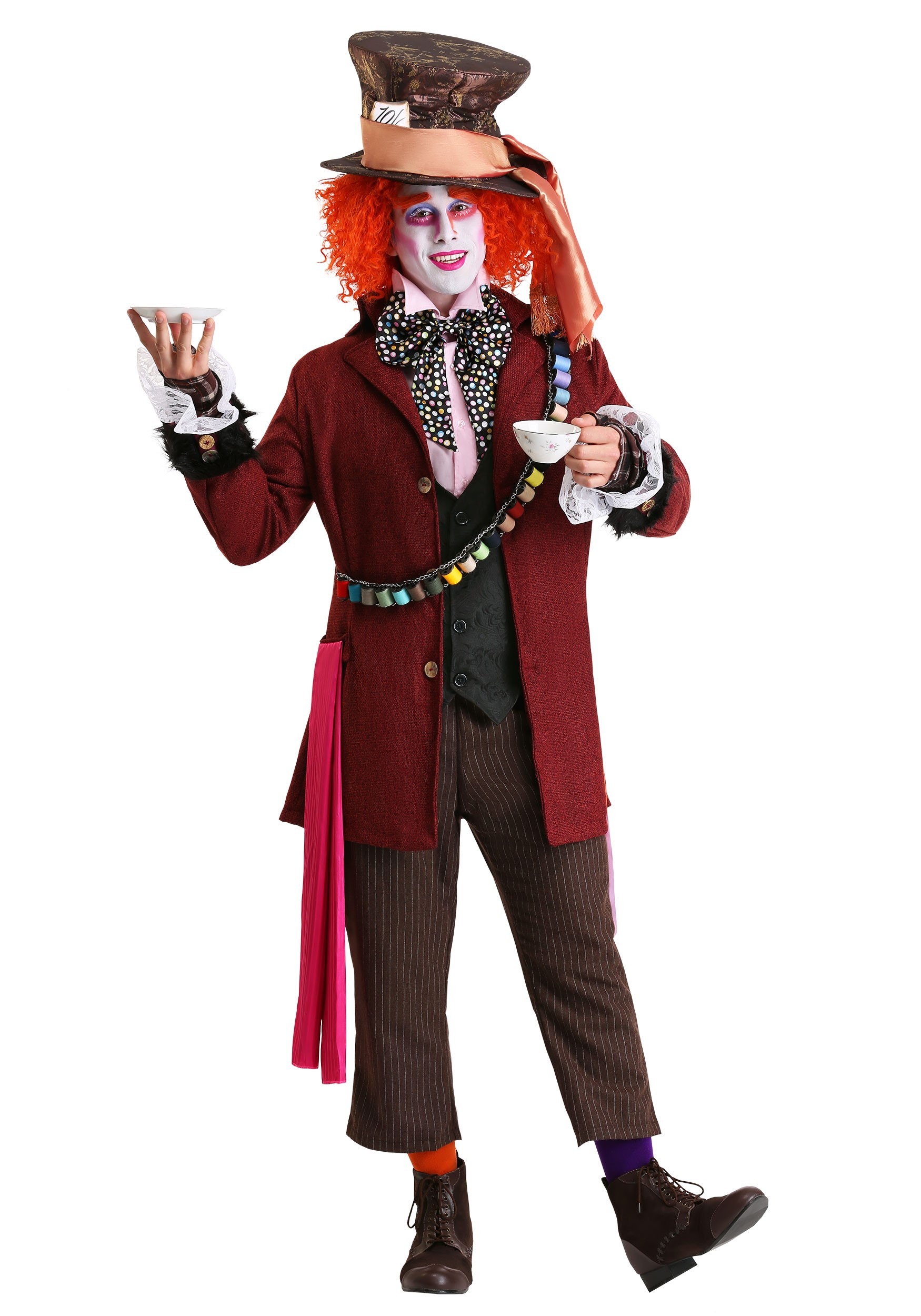 Men's Authentic Mad Hatter Costume Movie Character Costume