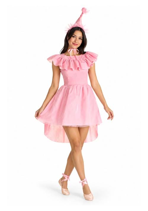 Womens Munchkin Pink Ballerina Costume New Main