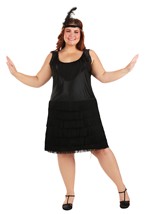 Plus Size Flapper Girl Costume  Alt 5